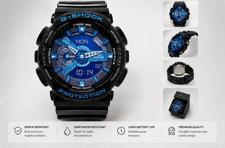 G-Shock “Blue Slushie” 110”